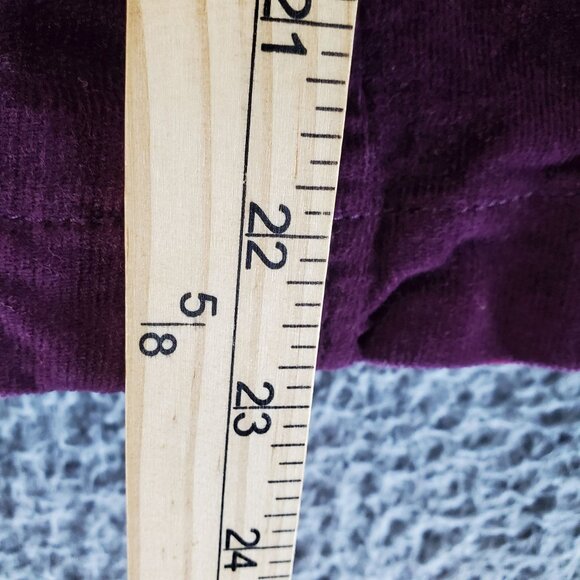 Dressbarn Jacket Womens Large Purple Corduroy Button-Down Long Sleeve - Picture 5 of 9